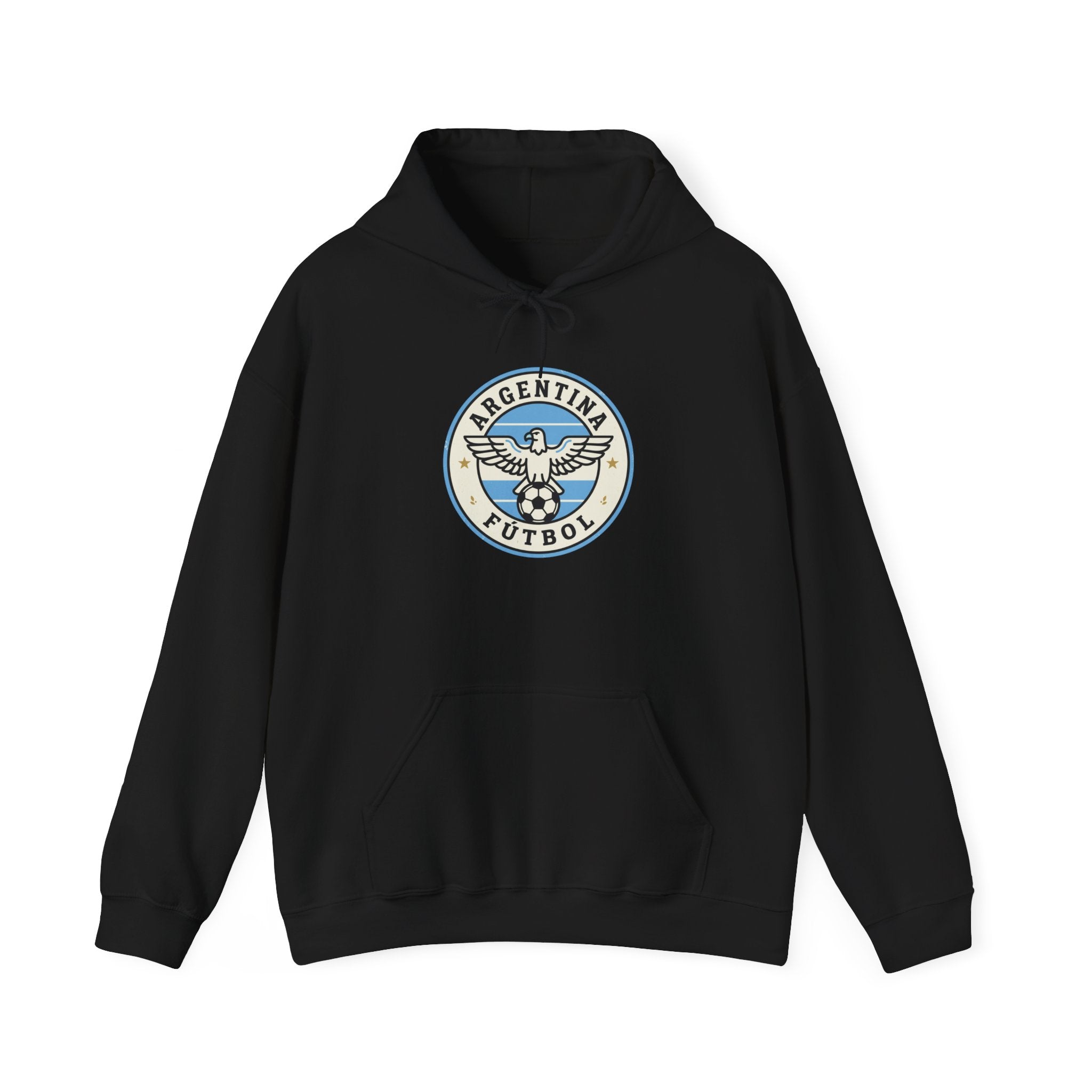 Argentina Futbol Crest Hoodie | Soccer Country Pride, National Colors