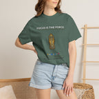 Focus Is The Force T‑Shirt — Meditation Buddha Graphic Tee