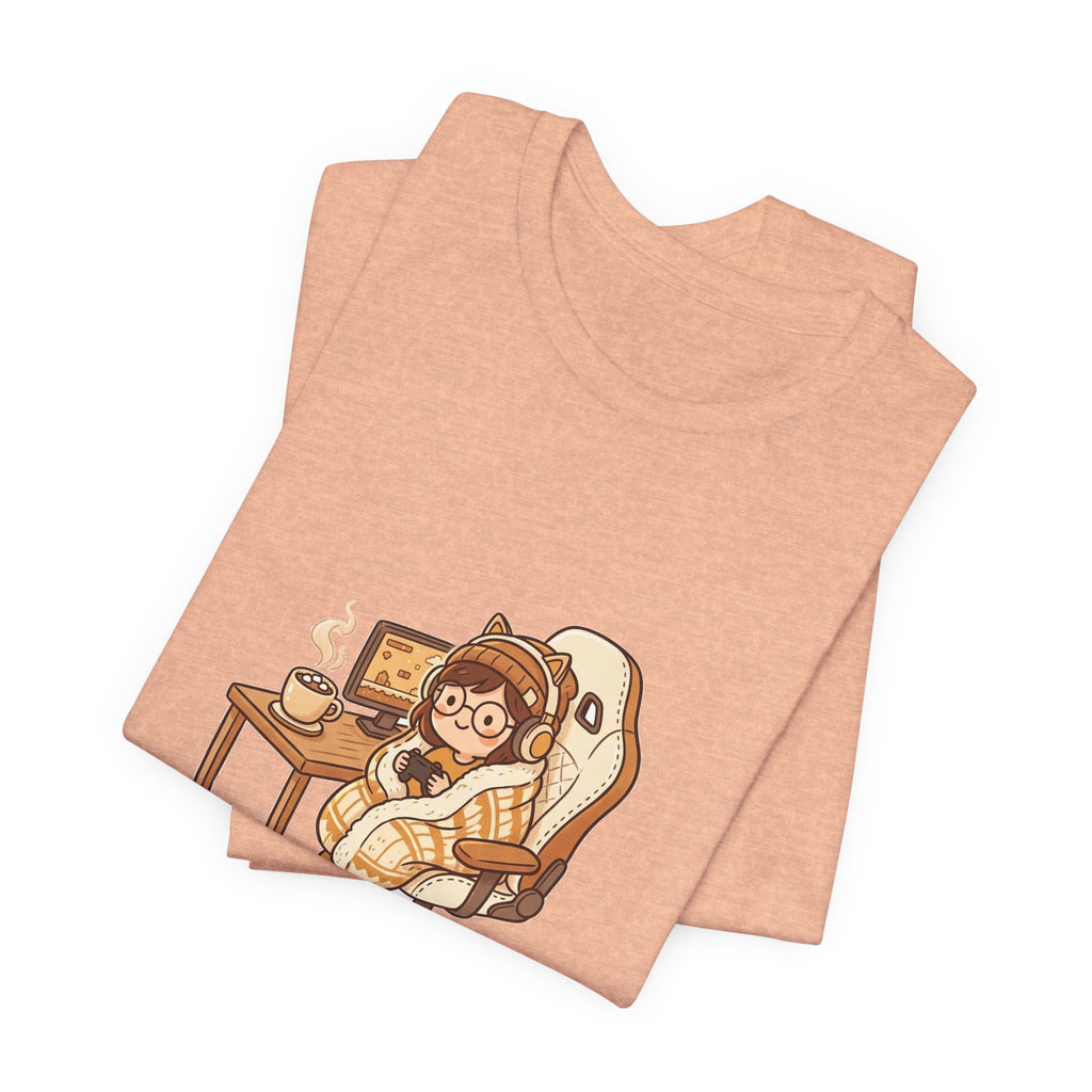 Cozy Gamer Tee - "Cozy Gamer Mode: On" Graphic T-Shirt