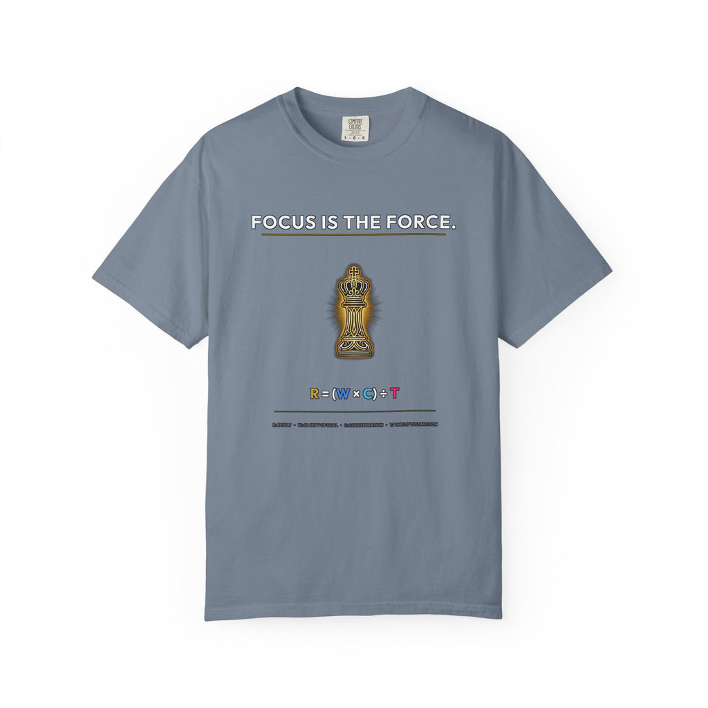Focus Is The Force T‑Shirt — Meditation Buddha Graphic Tee