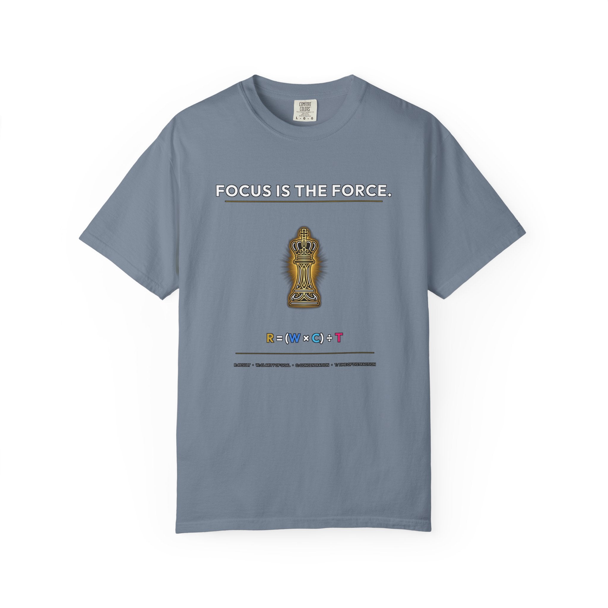 Focus Is The Force T‑Shirt — Meditation Buddha Graphic Tee