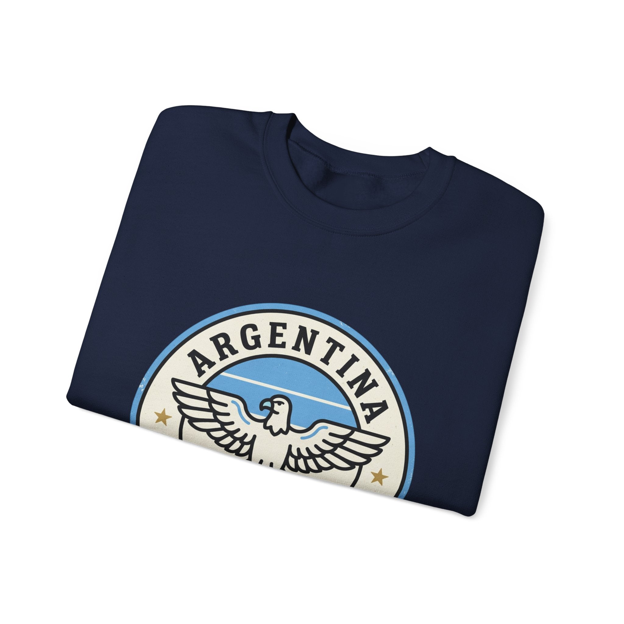 Argentina Fútbol Crest Sweatshirt | Soccer Country Pride, National Colors