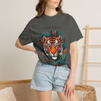 Urban Jungle Tiger T-Shirt – Bold Botanical Graphic Tee