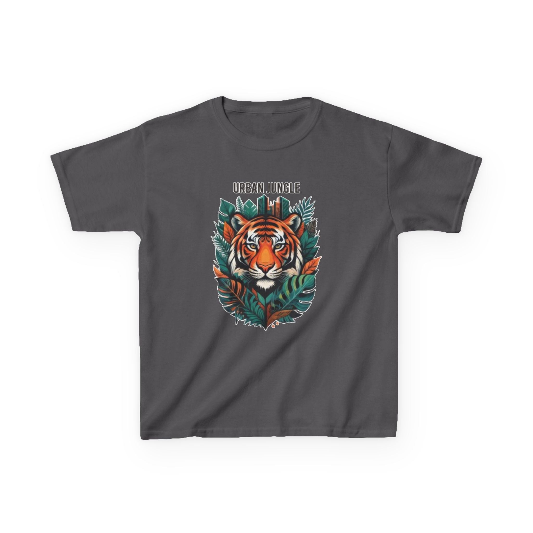Kids 'Urban Jungle' Tiger Graphic Tee – Children's Jungle Animal Shirt