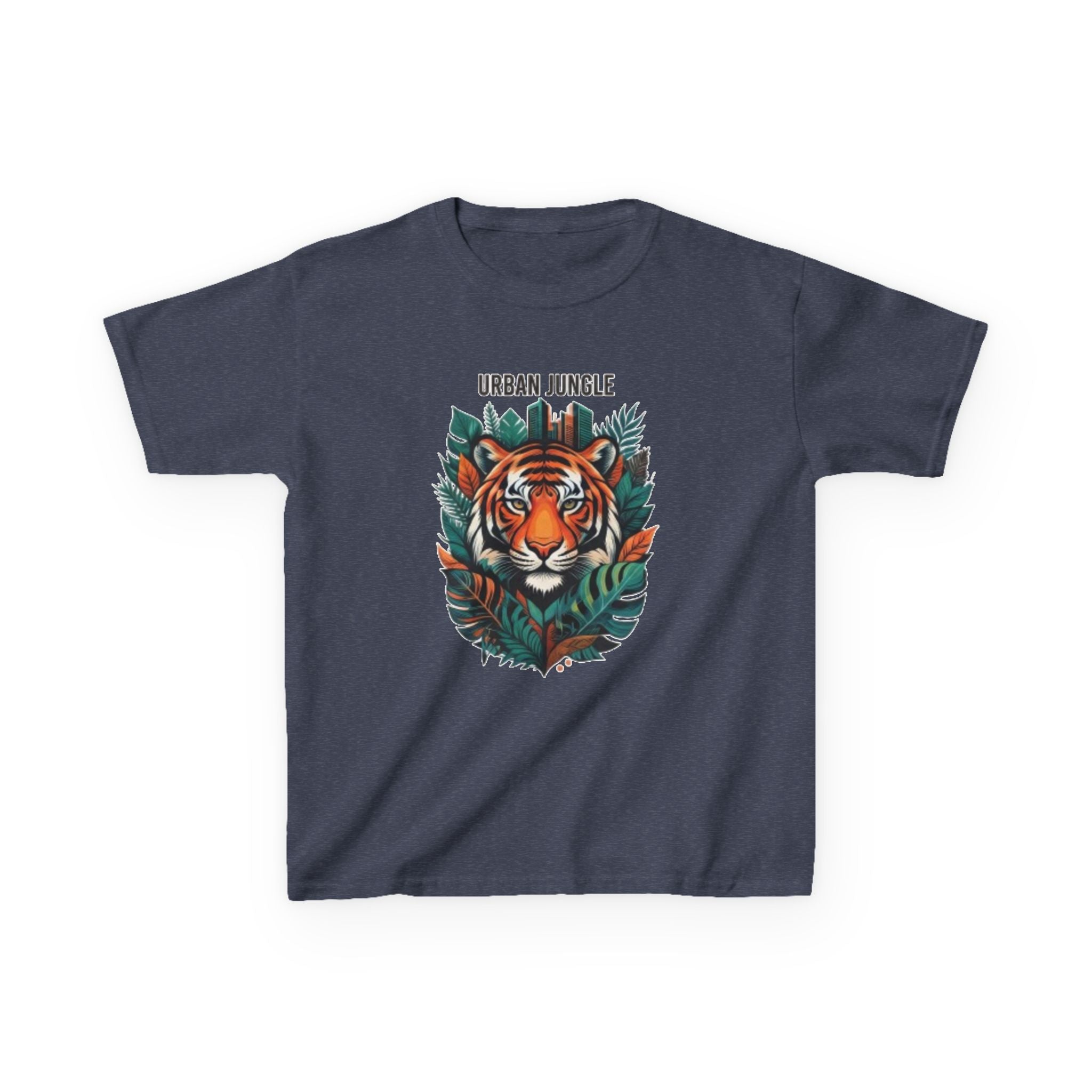 Kids 'Urban Jungle' Tiger Graphic Tee – Children's Jungle Animal Shirt