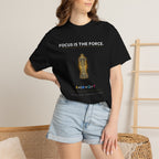 Focus Is The Force T‑Shirt — Meditation Buddha Graphic Tee