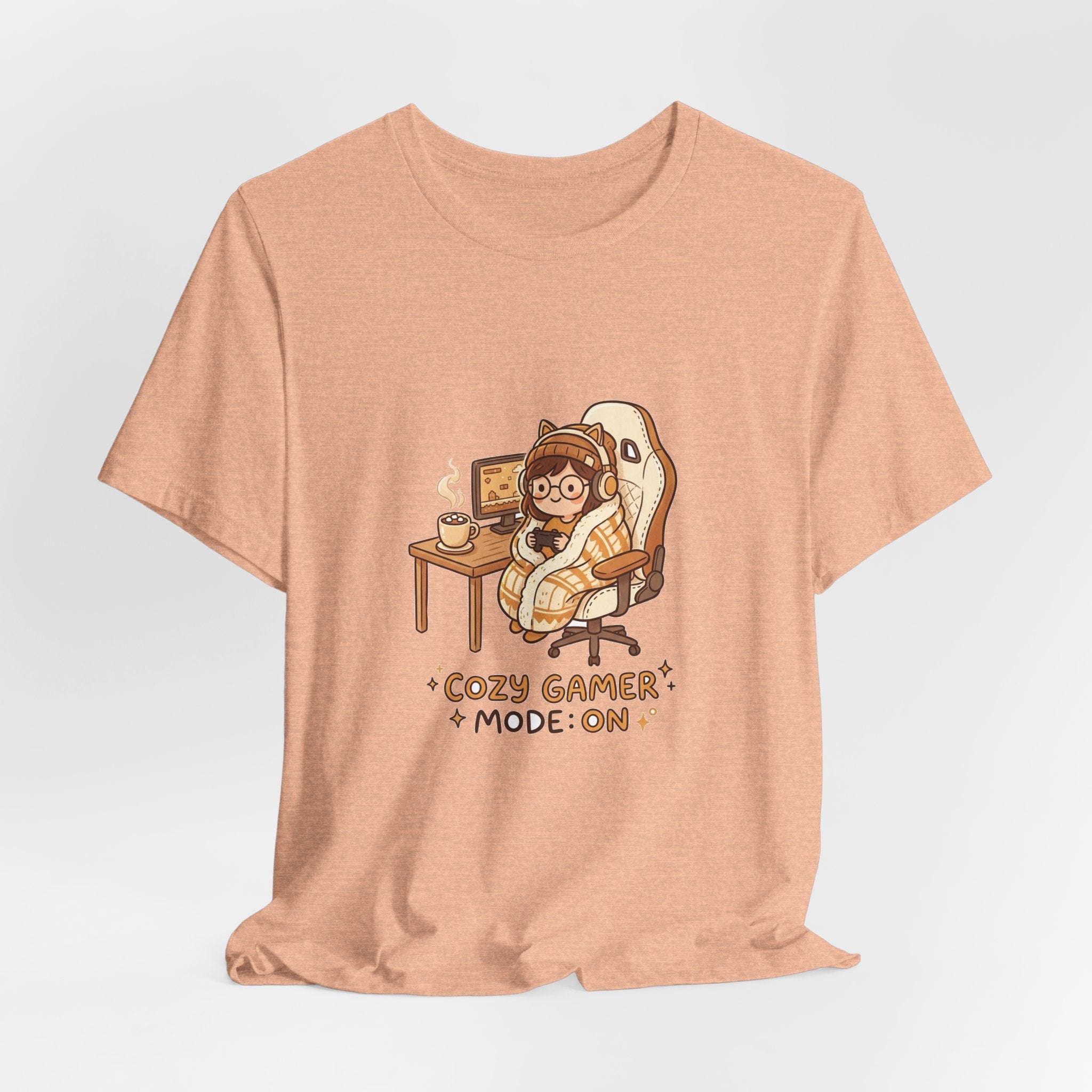 Cozy Gamer Tee - "Cozy Gamer Mode: On" Graphic T-Shirt