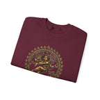 Shiva Nataraja Crewneck Sweatshirt — Dancing Shiva Graphic Pullover