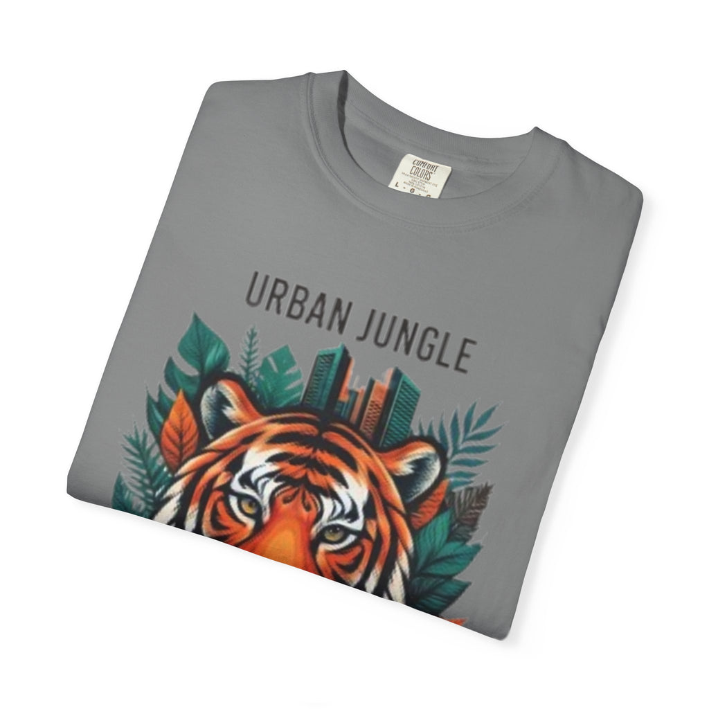 Urban Jungle Tiger T-Shirt – Bold Botanical Graphic Tee