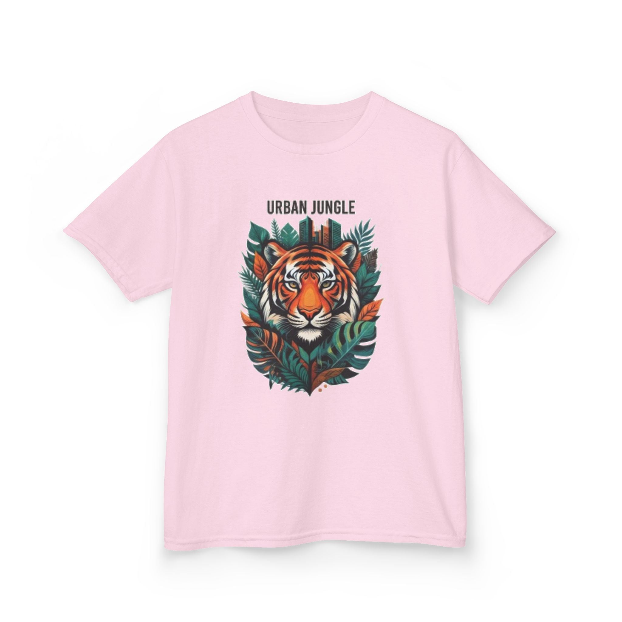 Kids 'Urban Jungle' Tiger Graphic Tee – Children's Jungle Animal Shirt
