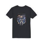 Cosmic Voyager Youth Tee — Astronaut Space Graphic Shirt for Kids