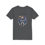 Cosmic Voyager Youth Tee — Astronaut Space Graphic Shirt for Kids