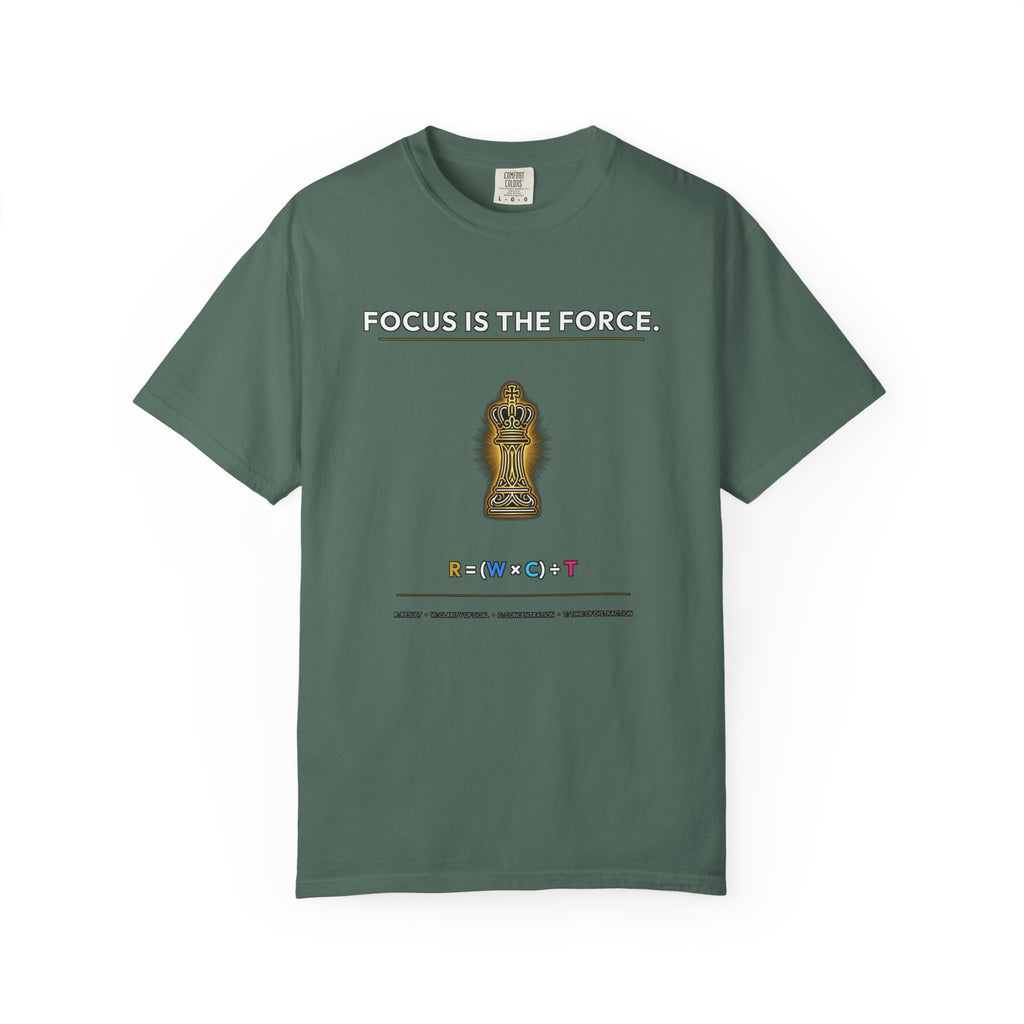 Focus Is The Force T‑Shirt — Meditation Buddha Graphic Tee