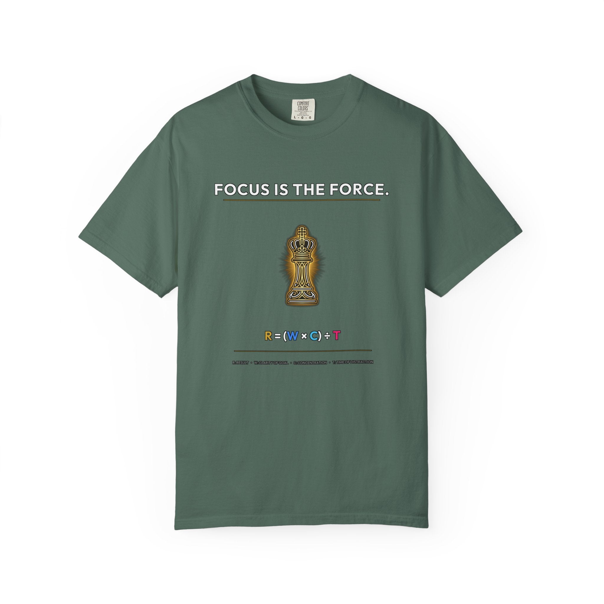 Focus Is The Force T‑Shirt — Meditation Buddha Graphic Tee