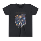 Cosmic Voyager Youth Tee — Astronaut Space Graphic Shirt for Kids