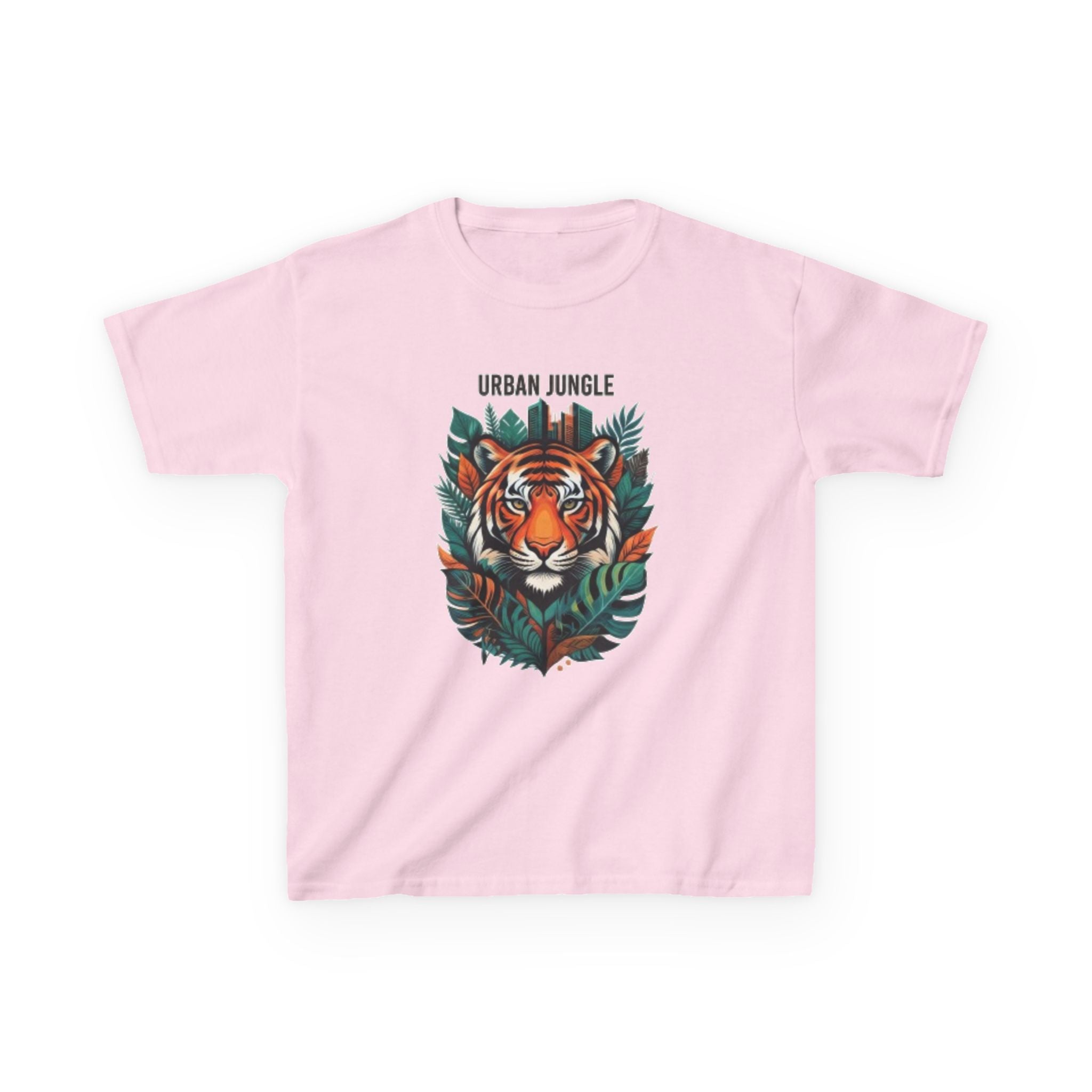 Kids 'Urban Jungle' Tiger Graphic Tee – Children's Jungle Animal Shirt