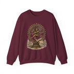 Shiva Nataraja Crewneck Sweatshirt — Dancing Shiva Graphic Pullover