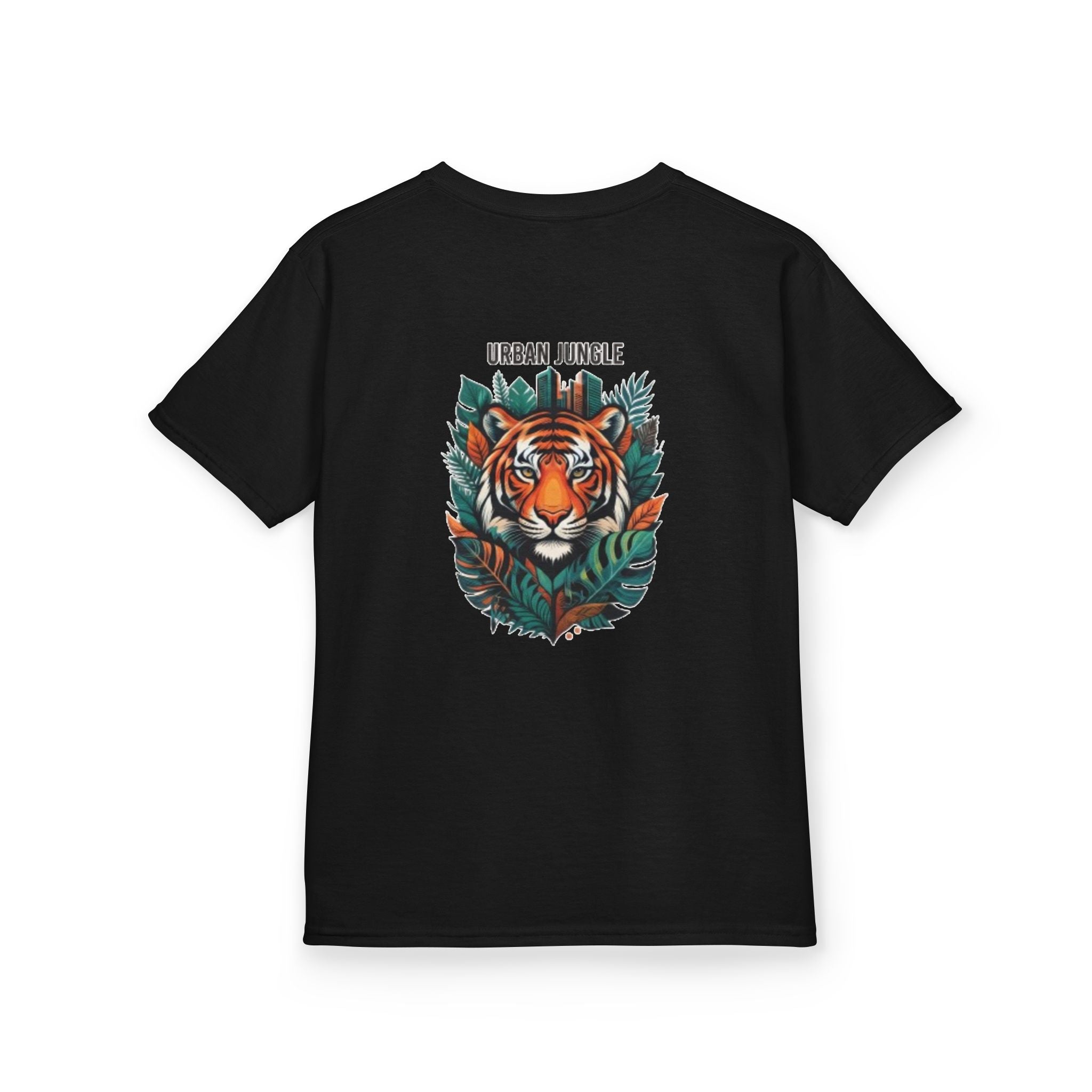 Kids 'Urban Jungle' Tiger Graphic Tee – Children's Jungle Animal Shirt