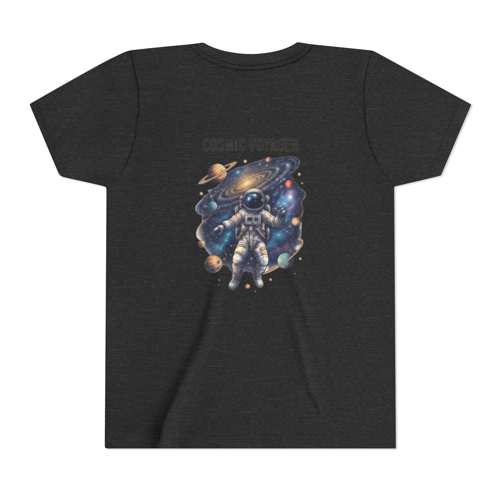 Cosmic Voyager Youth Tee — Astronaut Space Graphic Shirt for Kids