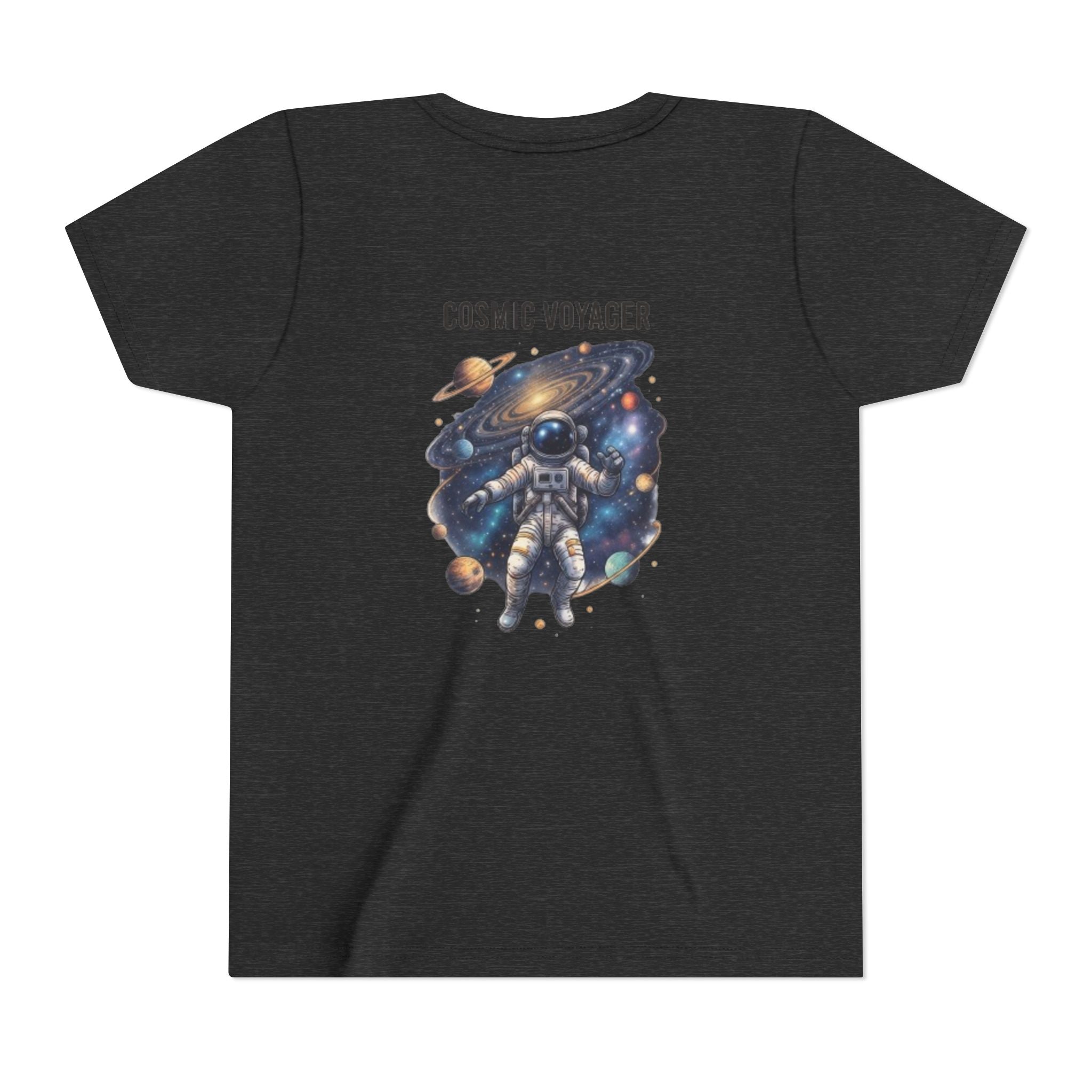Cosmic Voyager Youth Tee — Astronaut Space Graphic Shirt for Kids