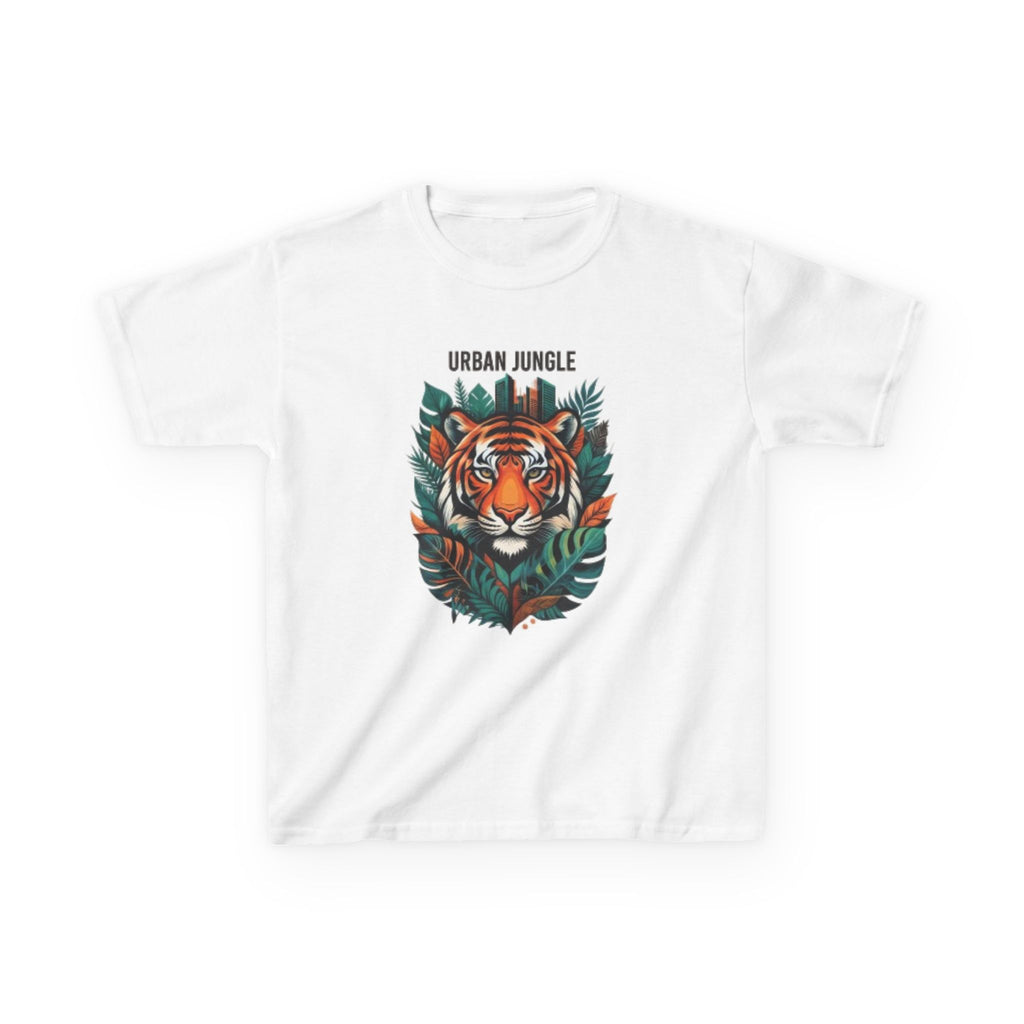 Kids 'Urban Jungle' Tiger Graphic Tee – Children's Jungle Animal Shirt