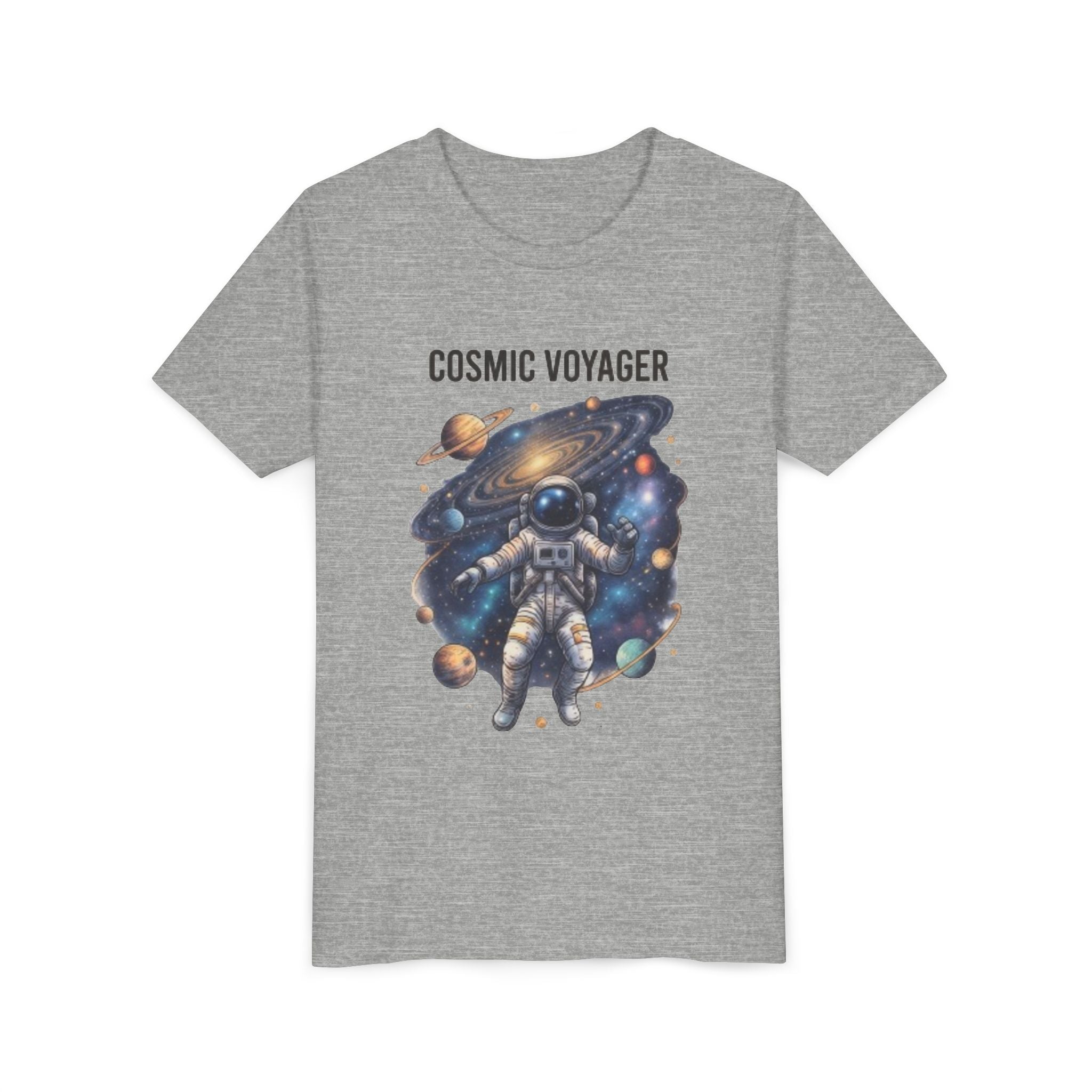 Cosmic Voyager Youth Tee — Astronaut Space Graphic Shirt for Kids