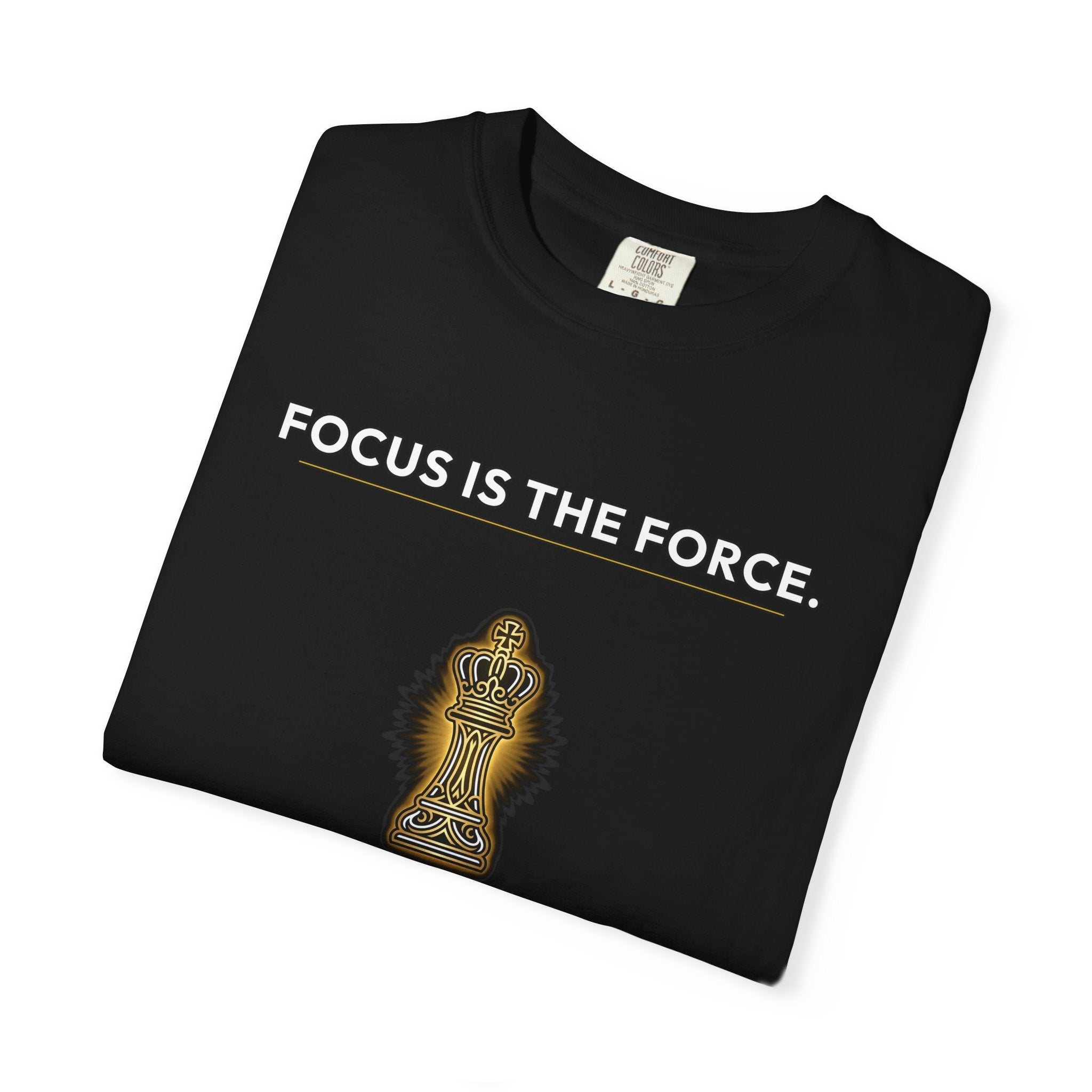 Focus Is The Force T‑Shirt — Meditation Buddha Graphic Tee