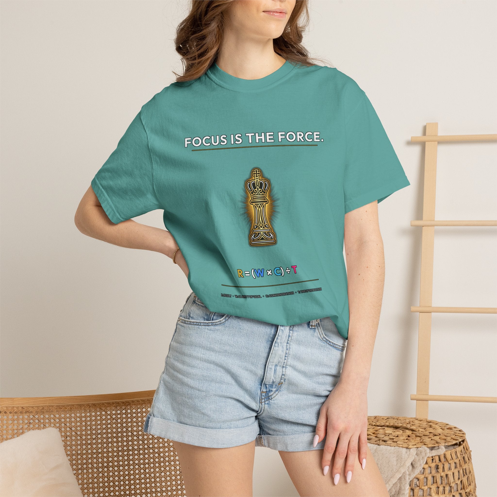 Focus Is The Force T‑Shirt — Meditation Buddha Graphic Tee