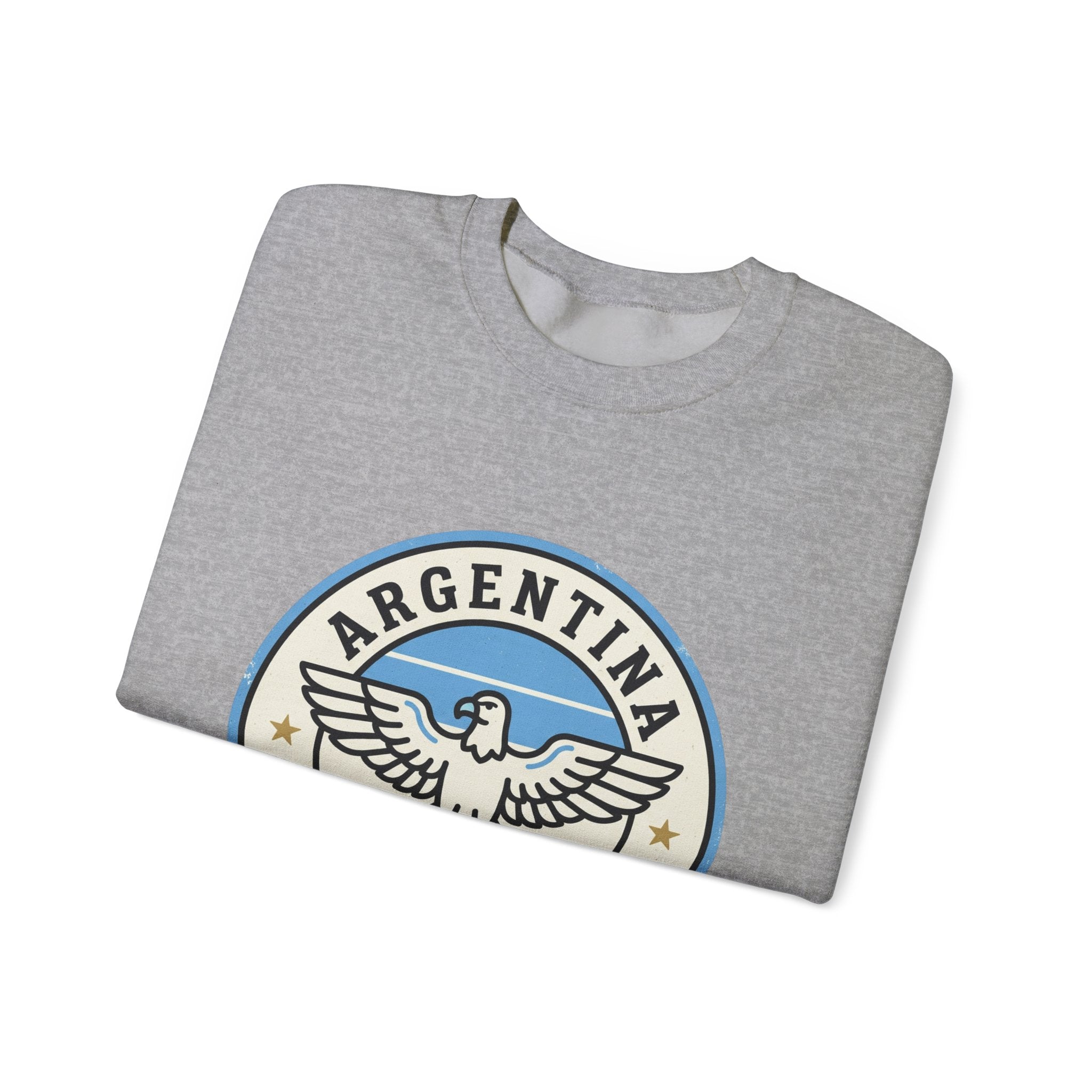 Argentina Fútbol Crest Sweatshirt | Soccer Country Pride, National Colors