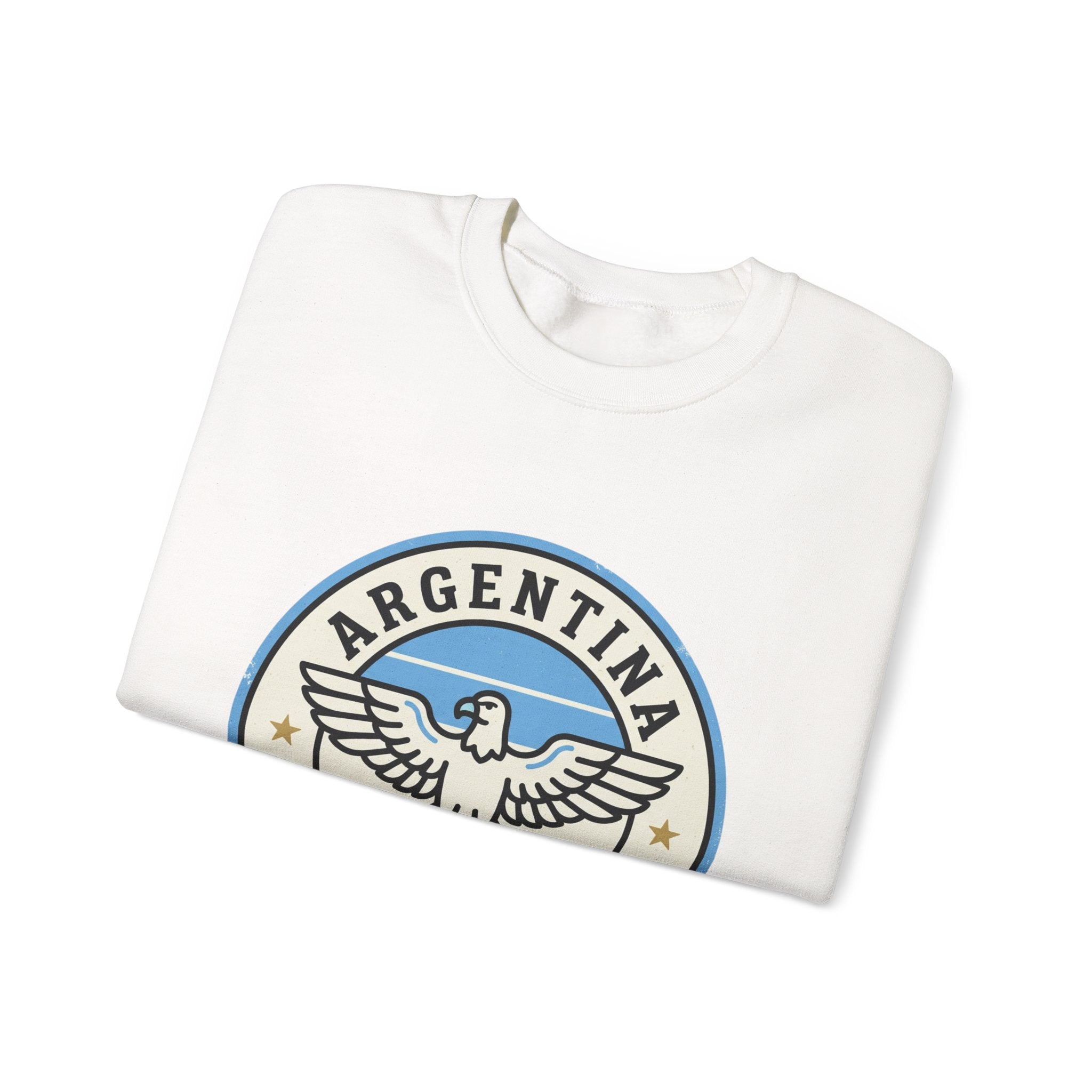 Argentina Fútbol Crest Sweatshirt | Soccer Country Pride, National Colors
