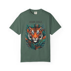Urban Jungle Tiger T-Shirt – Bold Botanical Graphic Tee