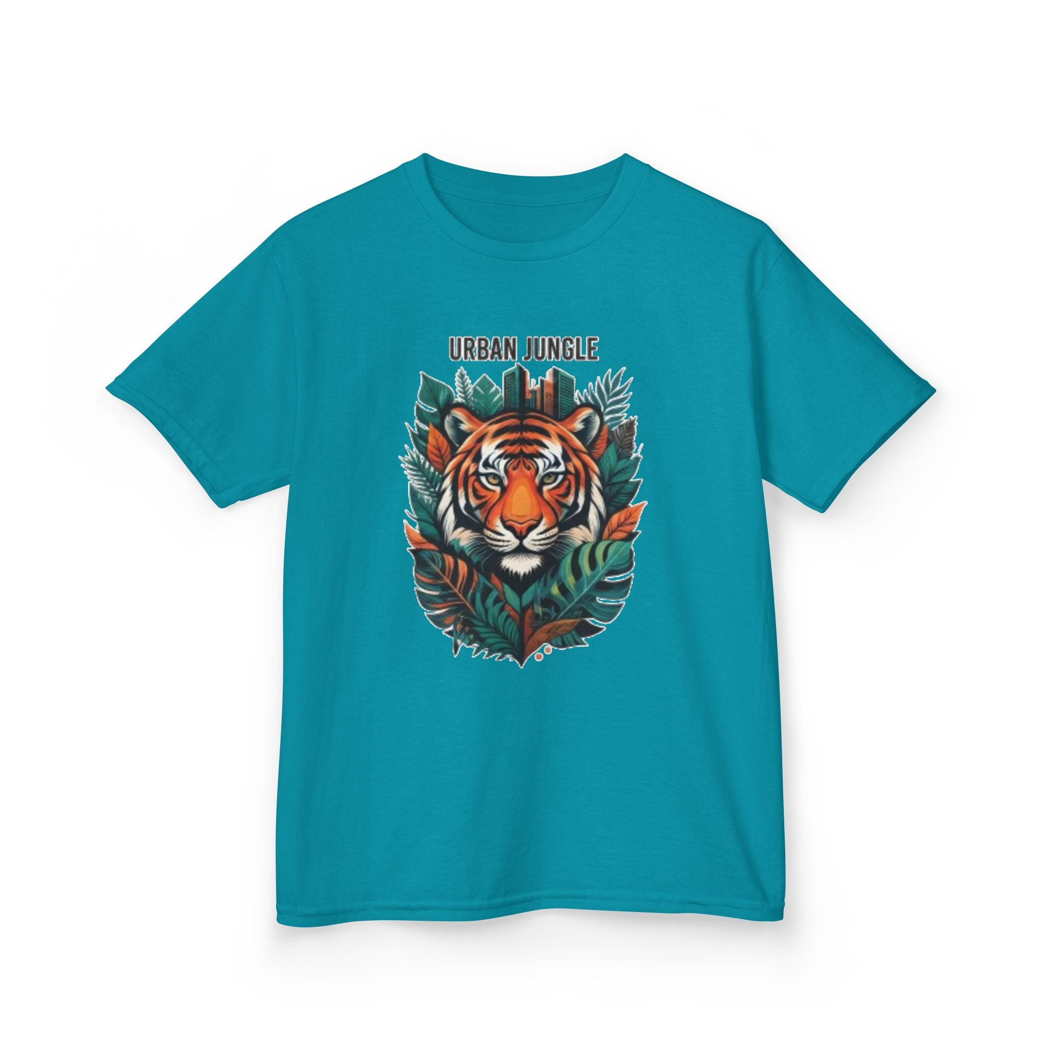 Kids 'Urban Jungle' Tiger Graphic Tee – Children's Jungle Animal Shirt