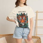 Urban Jungle Tiger T-Shirt – Bold Botanical Graphic Tee