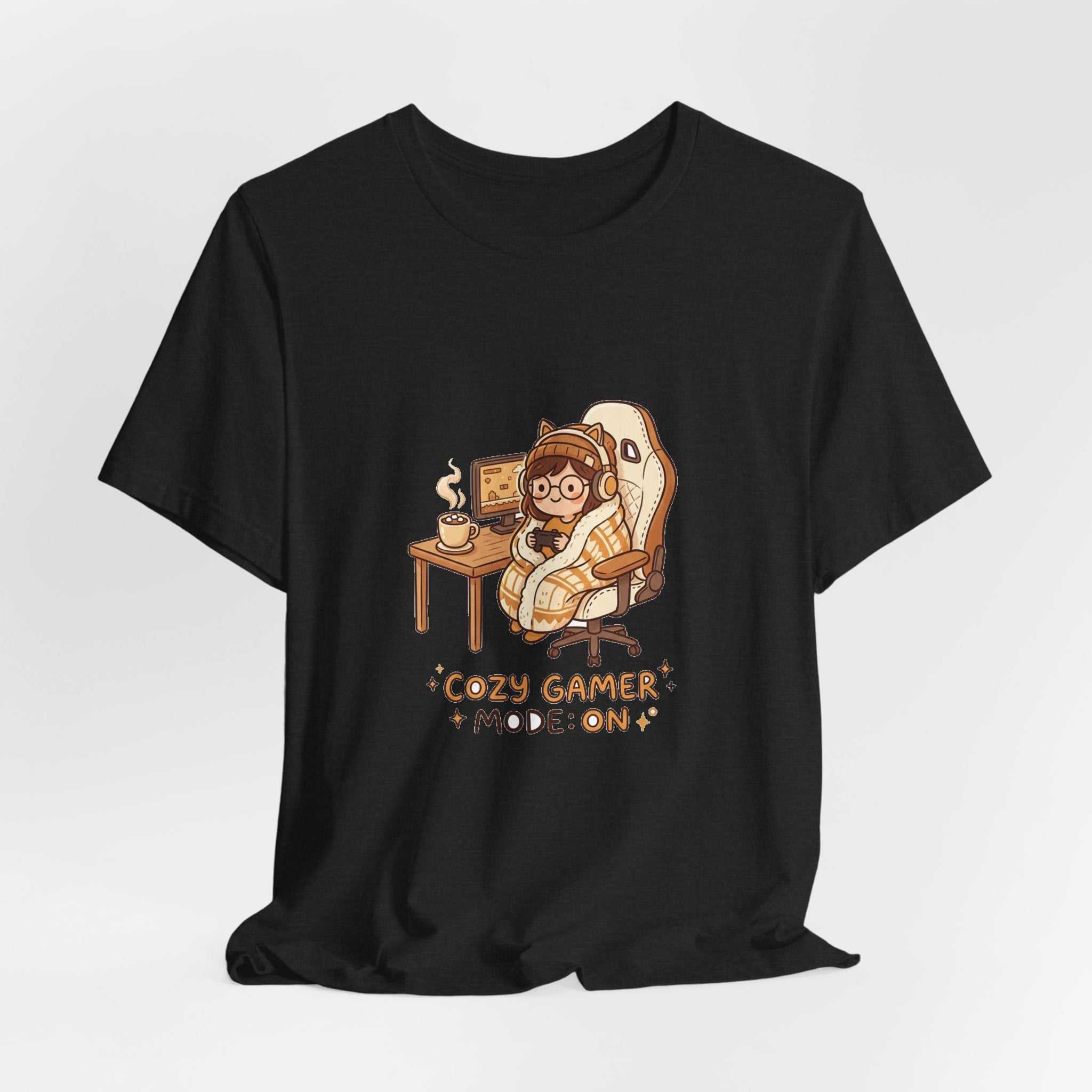 Cozy Gamer Tee - "Cozy Gamer Mode: On" Graphic T-Shirt