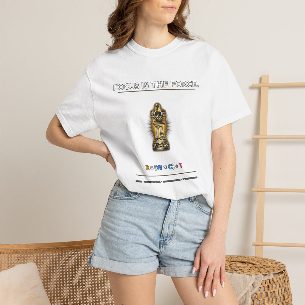 Focus Is The Force T‑Shirt — Meditation Buddha Graphic Tee