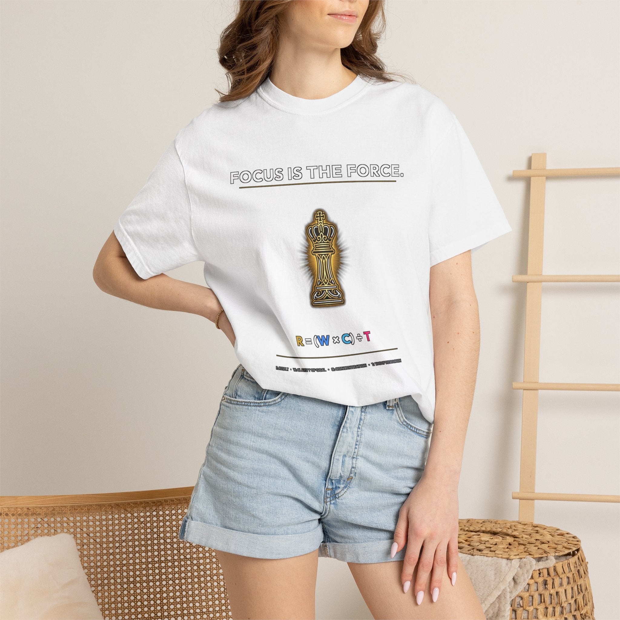Focus Is The Force T‑Shirt — Meditation Buddha Graphic Tee
