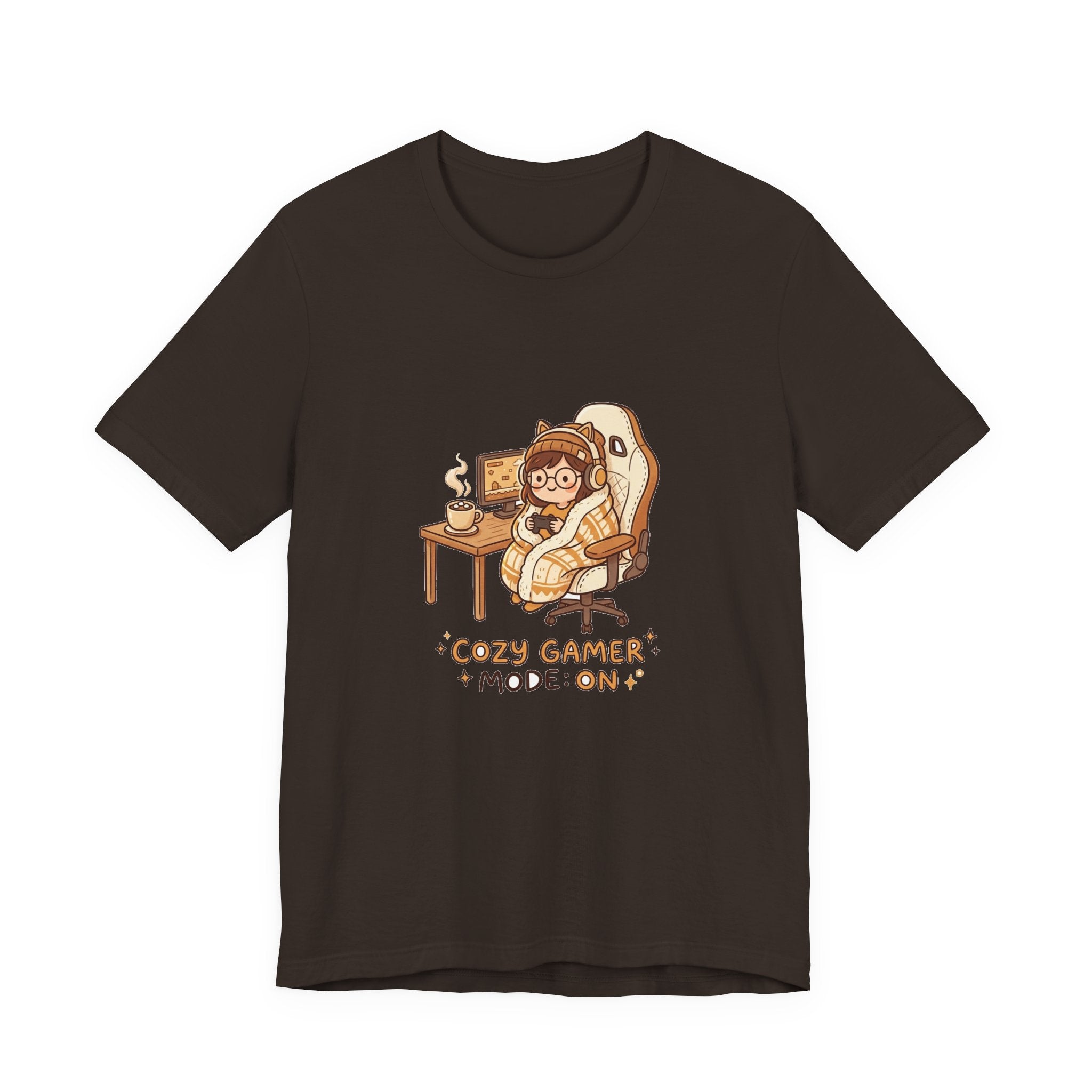 Cozy Gamer Tee - "Cozy Gamer Mode: On" Graphic T-Shirt