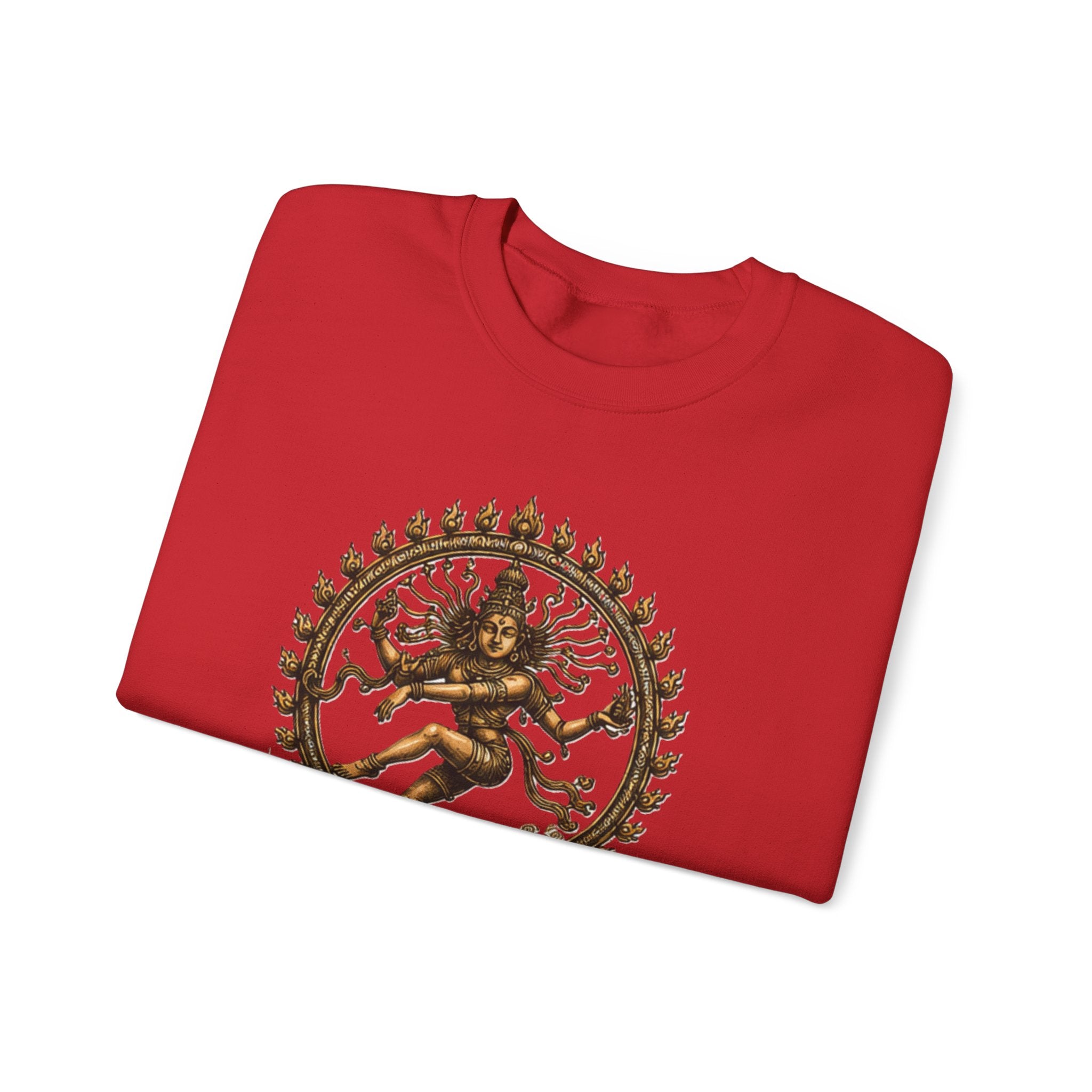 Shiva Nataraja Crewneck Sweatshirt — Dancing Shiva Graphic Pullover