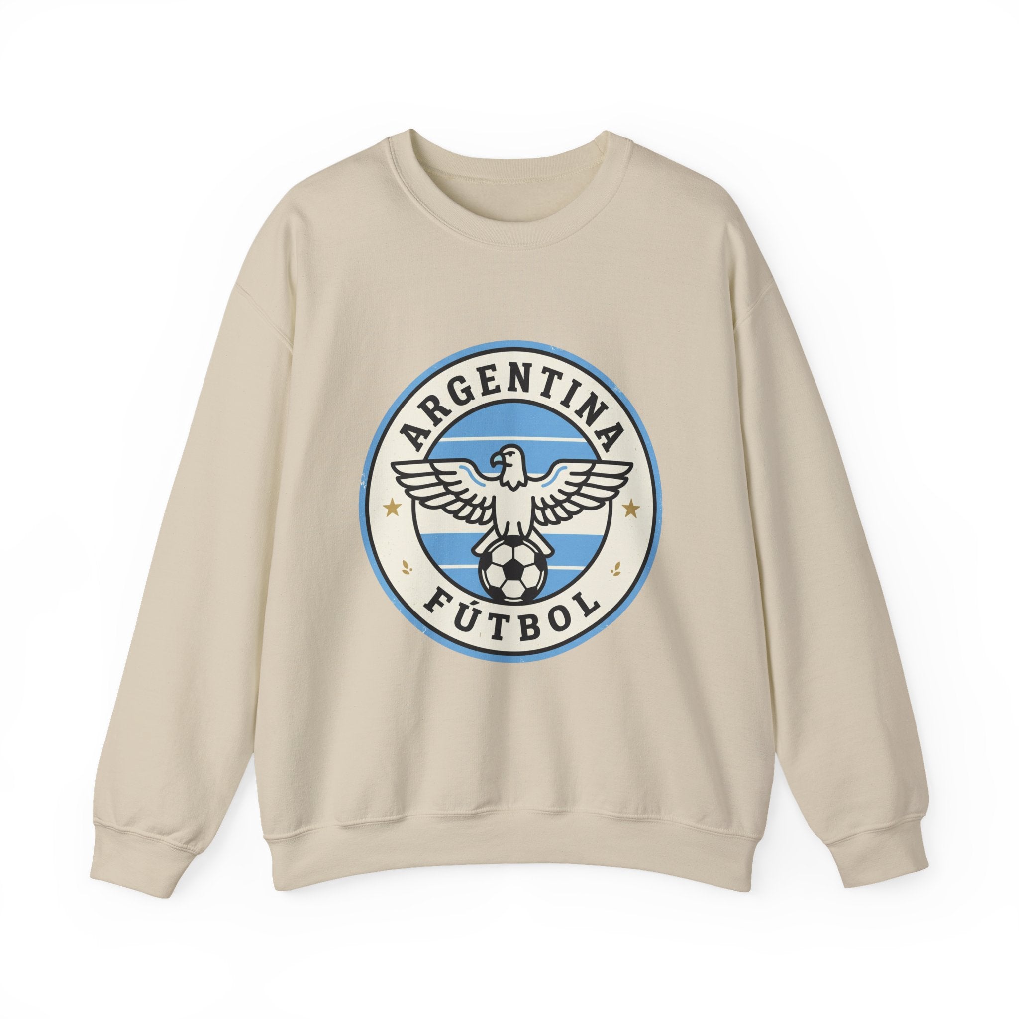 Argentina Fútbol Crest Sweatshirt | Soccer Country Pride, National Colors