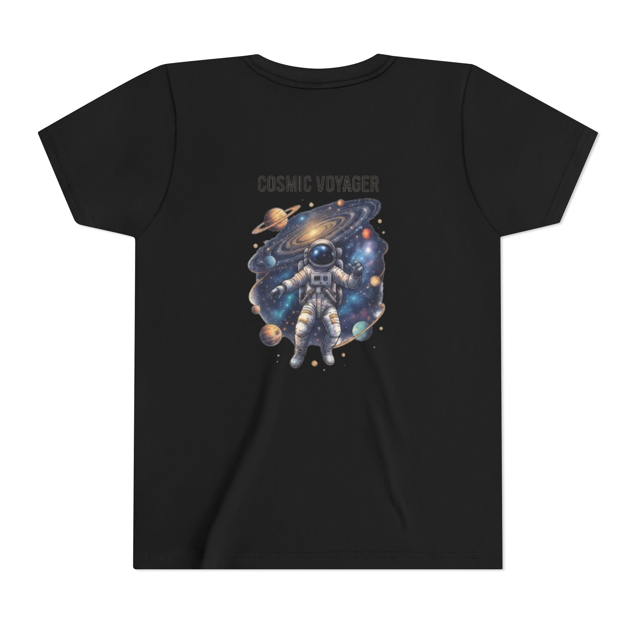 Cosmic Voyager Youth Tee — Astronaut Space Graphic Shirt for Kids