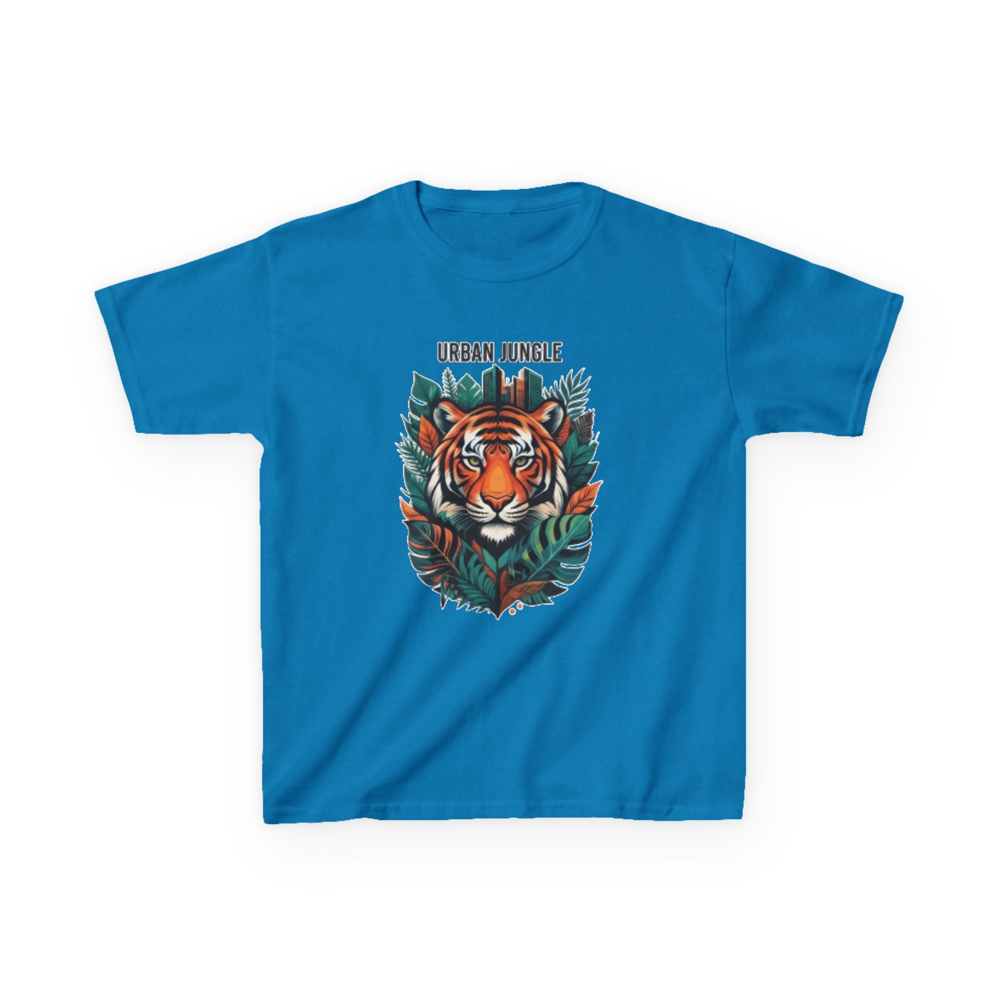 Kids 'Urban Jungle' Tiger Graphic Tee – Children's Jungle Animal Shirt