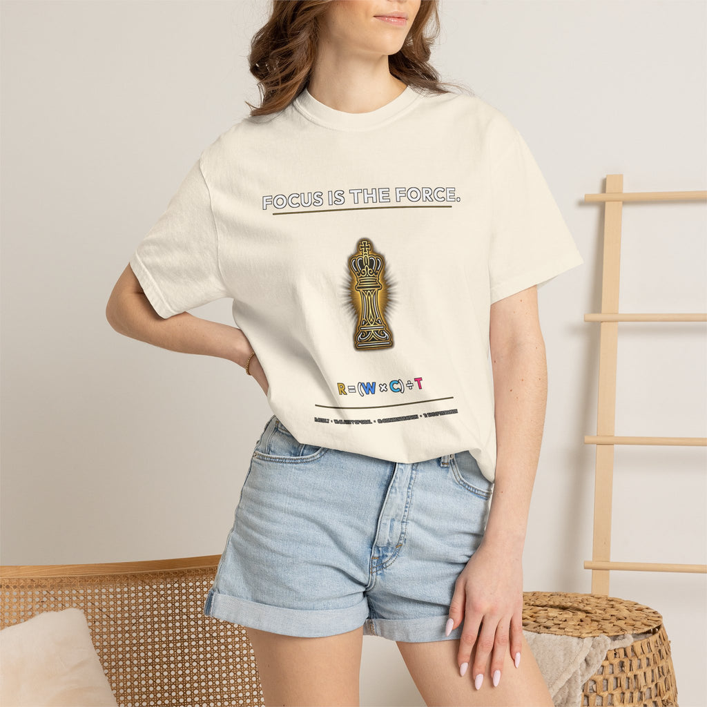 Focus Is The Force T‑Shirt — Meditation Buddha Graphic Tee